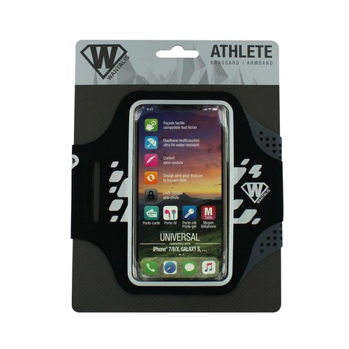 BRASSARD EN LYCRA PREMIUM TAILLE M NOIR - ATHLETE - WANTALIS - 6