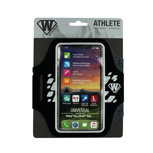 BRASSARD EN LYCRA PREMIUM TAILLE L NOIR - ATHLETE - WANTALIS - 6