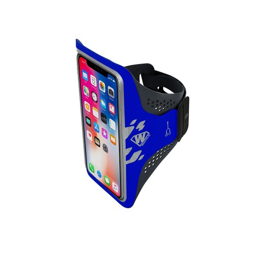 BRASSARD EN LYCRA PREMIUM TAILLE M BLEU - ATHLETE - WANTALIS - 1