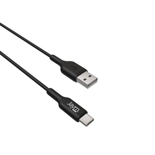 CABLE CHARGE  USB-A VERS USB-C - LONGUEUR 1M - NOIR - - 3