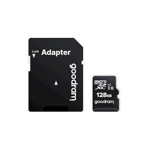 CARTE MEMOIRE MICRO SDHC CLASS 10 100 Mb/s - 128GB - GOODRAM - 1