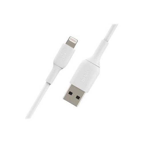 CABLE  CHARGE  USB VERS LIGHTNING MFI 1M BLANC - BELKIN - 3