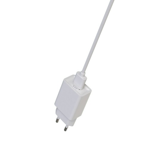 CHARGEUR SECTEUR USB-A + CABLE USB-A VERS MICRO-USB 1.5M - BLANCS - 2