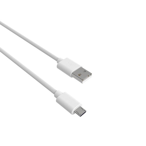 CHARGEUR SECTEUR USB-A + CABLE USB-A VERS MICRO-USB 1.5M - BLANCS - 3