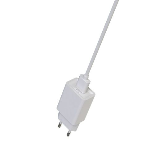 CHARGEUR SECTEUR USB-A + CABLE USB-A VERS USB-C 1.5M - BLANCS - JAYM® POP - 2
