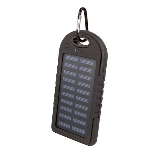 BATTERIE DE SECOURS SOLAIRE 5 000 MAH NOIRE - SETTY - 1