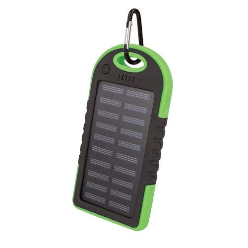 BATTERIE DE SECOURS SOLAIRE 5 000 MAH VERTE - SETTY - 1