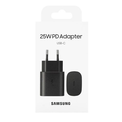 CHARGEUR SECTEUR RAPIDE USB-C 25W PD NOIR - EP-TA800NBE - ORIGINE SAMSUNG - 3
