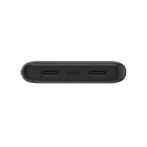 BATTERIE DE SECOURS 10 000 MAH NOIRE AVEC 3 SORTIES 1 USB-C ET 2 USB-A - 6