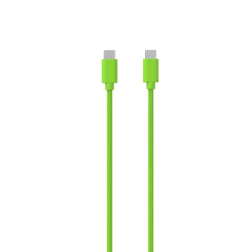 CABLE CHARGE USB-C VERS USB-C PD (27W) - LONGUEUR 1.5M - VERT - - 2