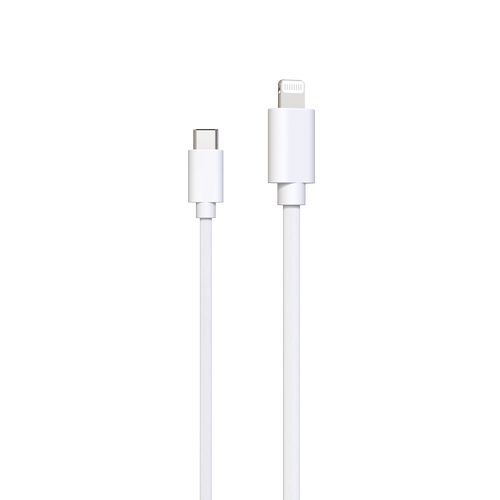 CABLE CHARGE  USB-C VERS LIGHTNING PD (27W) - LONGUEUR 1.5M - BLANC - - 2