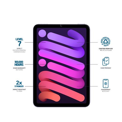 VERRE TREMPE PREMIUM POUR APPLE IPAD MINI 6 (2021-2023) / MINI 7 (2024) - 2