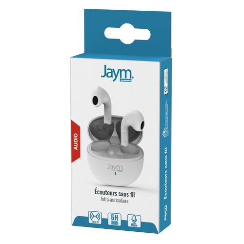 ECOUTEURS  COMPACTS - BLUETOOTH 5.0 - BLANCS - JAYM® - 7