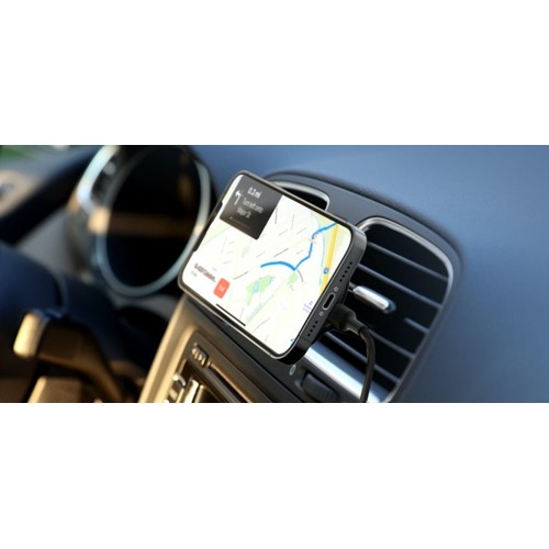 SUPPORT VOITURE MAGNETIQUE CHARGEUR INDUCTION MAGSAFE 10W NOIR - BELKIN - 7
