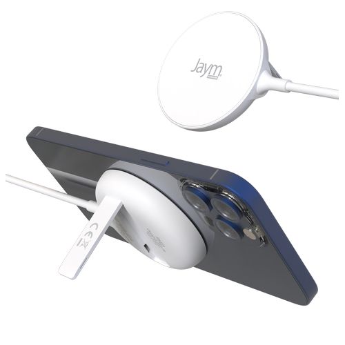 CHARGEUR PAD A INDUCTION RAPIDE QI 15W - AIMANTÉ  AVEC FONCTION STAND - 2