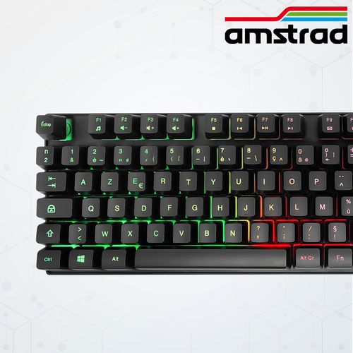 CLAVIER AZERTY PRO GAMER AVEC RETROECLAIRAGE RVB - AMSTRAD - 3