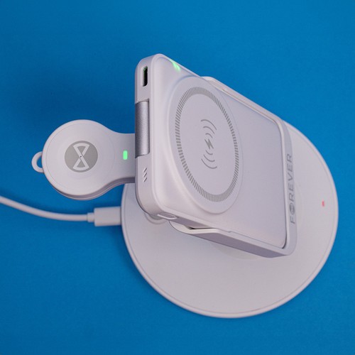 STATION DE RECHARGE INDUCTION 4-EN-1 15W : IPHONE + AIRPODS + WATCH + BATTERIE DE SECOURS - 13