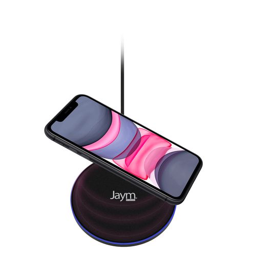 CHARGEUR INTELLIGENT PAD A INDUCTION RAPIDE QI 15W - NOIR - JAYM® - 2