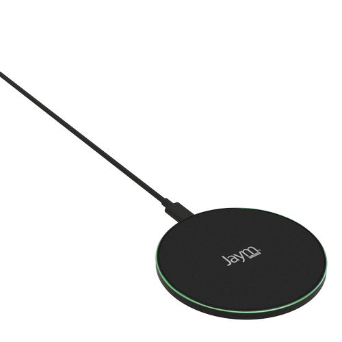 CHARGEUR INTELLIGENT PAD A INDUCTION RAPIDE QI 15W - NOIR - JAYM® - 3