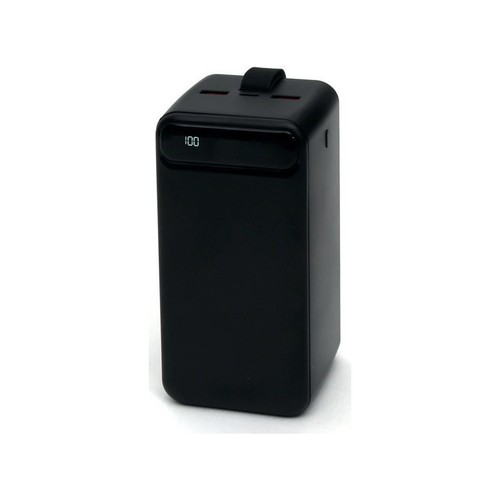 BATTERIE DE SECOURS 50 000 MAH NOIRE + TORCHE LED - 1