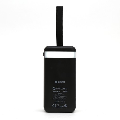 BATTERIE DE SECOURS 50 000 MAH NOIRE + TORCHE LED - 4