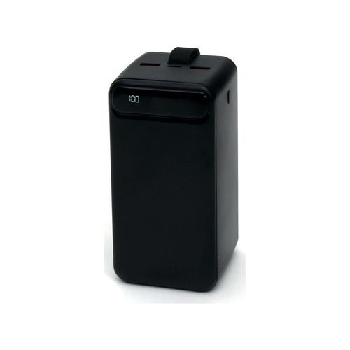 BATTERIE DE SECOURS 50 000 MAH NOIRE + TORCHE LED - 1