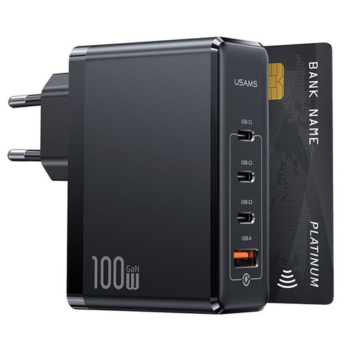 CHARGEUR SECTEUR ULTRA-RAPIDE USB-C 100W NOIR - 4