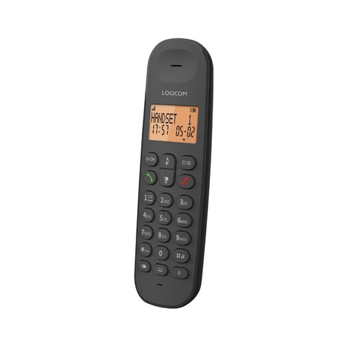 TELEPHONE DECT ILOA 255T DUO 2 POSTES - MAINS LIBRES + RÉPONDEUR - NOIR - LOGICOM - 3