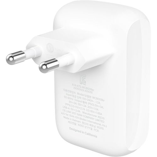 CHARGEUR SECTEUR  42W DOUBLE USB  BLANC - 3