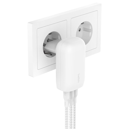 CHARGEUR SECTEUR 3 USBC 67W BLANC - 4