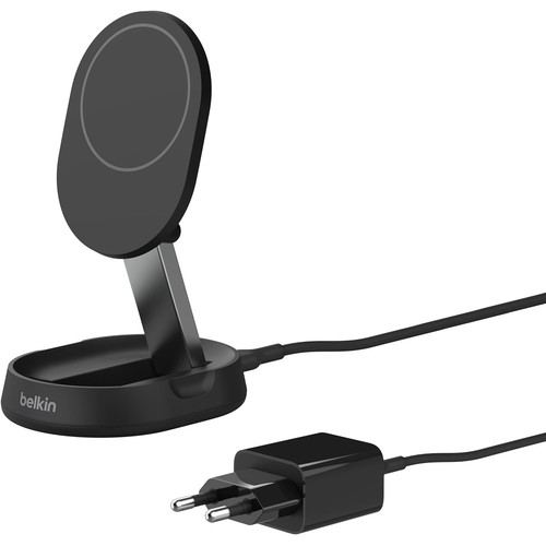 STATION DE RECHARGE RETRACTABLE AVEC INDUCTION Qi2 15W POUR IPHONE - NOIR - BELKIN - 2