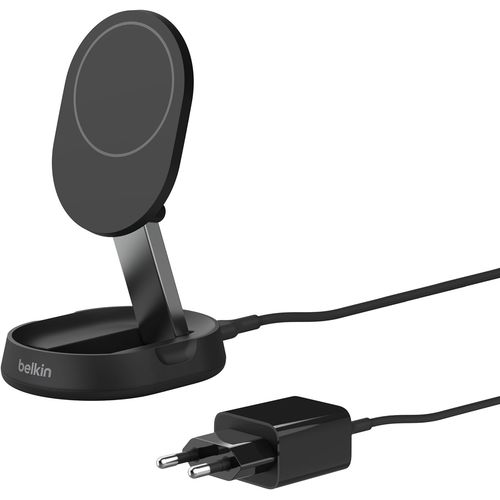 STATION DE RECHARGE RETRACTABLE AVEC INDUCTION  Qi2 15W POUR IPHONE - NOIR - BELKIN - 2