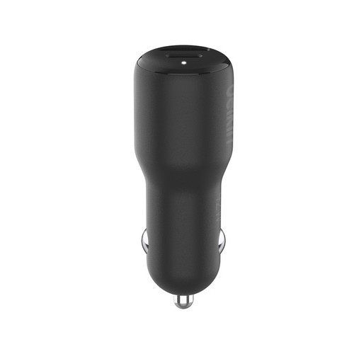CHARGEUR VOITURE RAPIDE 42W DOUBLE USB : USB-C 30W PD ET PPS + USB-A 12W NOIR - BELKIN - 4