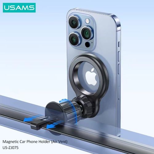 SUPPORT VOITURE UNIVERSEL MAGNETIQUE MAGSAFE - AVEC FIXATION GRILLE - USAMS - 2