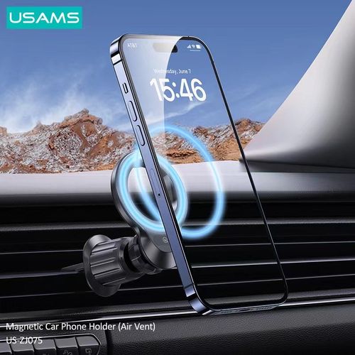 SUPPORT VOITURE UNIVERSEL MAGNETIQUE MAGSAFE - AVEC FIXATION GRILLE - USAMS - 5