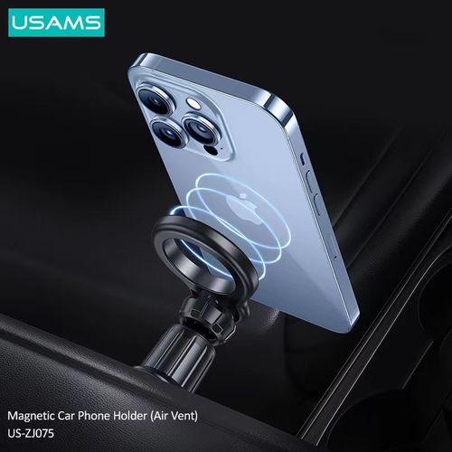 SUPPORT VOITURE UNIVERSEL MAGNETIQUE MAGSAFE - AVEC FIXATION GRILLE - USAMS - 6