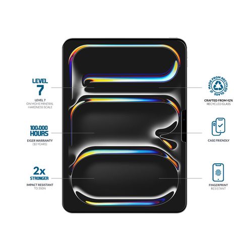 VERRE TREMPE PREMIUM POUR APPLE IPAD PRO 13 pouces (2024 - 2025) - 2
