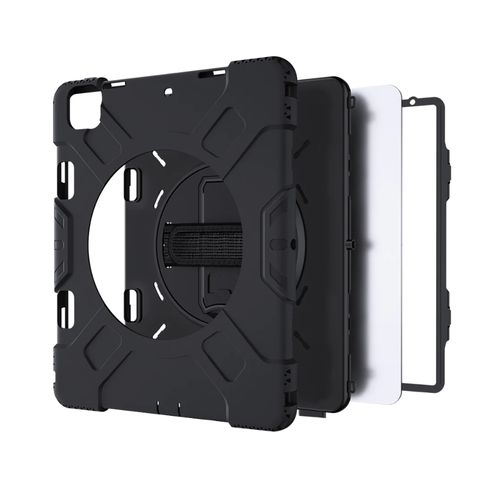 COQUE   AVEC POIGNEE 360 + STAND + BANDOULIERE POUR APPLE IPAD AIR 13 - 4