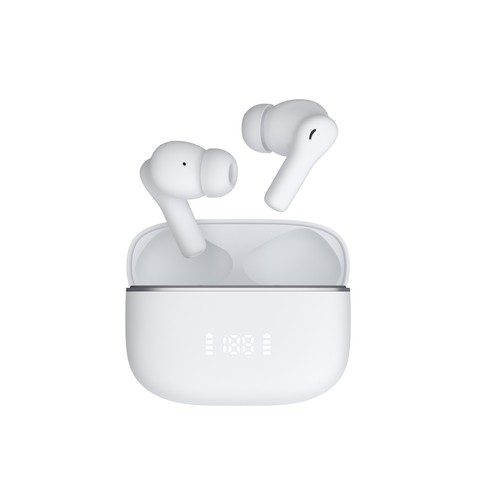 ECOUTEURS - NOISE CANCELLING ACTIF (ANC) - INTRA AURICULAIRES - AFFICHAGE DIGITAL - BLUETOOTH 5.3 - BLANCS - JAYM® - 4