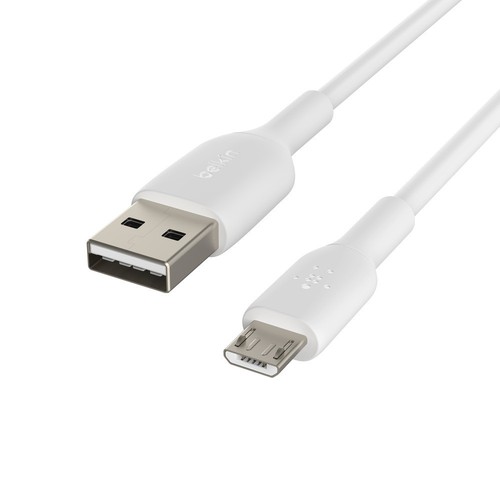 CABLE CHARGE USB VERS MICRO-USB 1M BLANC - BELKIN - 5