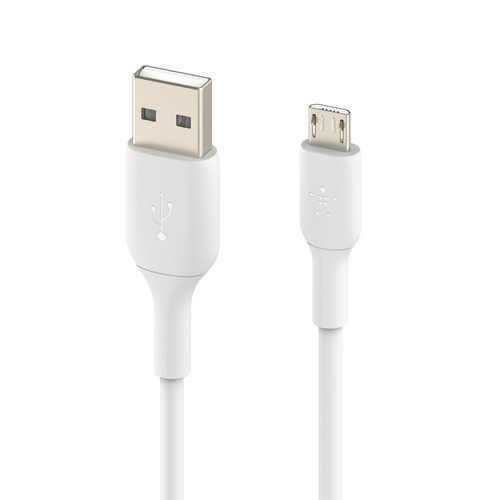CABLE  CHARGE  USB VERS MICRO-USB 1M BLANC - BELKIN - 3