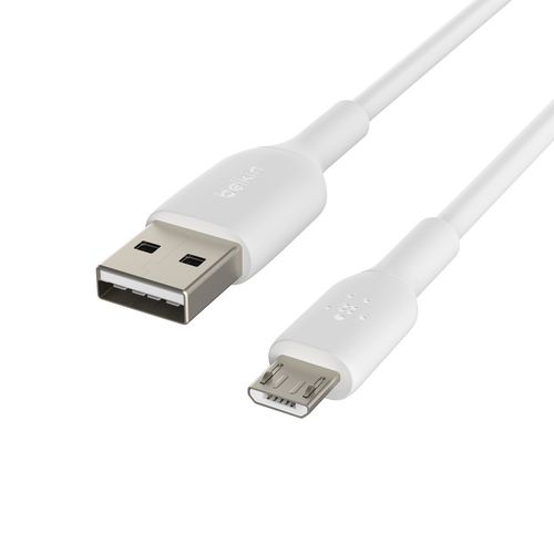 CABLE  CHARGE  USB VERS MICRO-USB 1M BLANC - BELKIN - 5