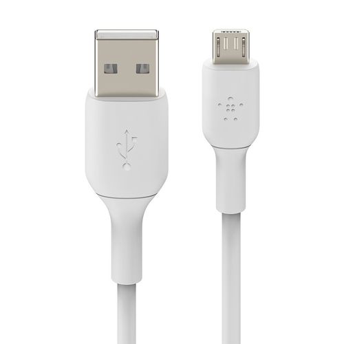 CABLE  CHARGE  USB VERS MICRO-USB 1M BLANC - BELKIN - 6