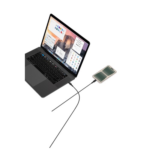 CABLE CHARGE USB-C VERS USB-C PD 3.0 (100W) - LONGUEUR 1M - NOIR - - 6