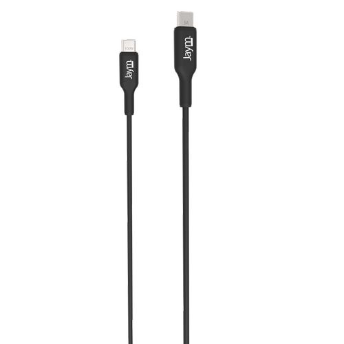 CABLE CHARGE  USB-C VERS USB-C PD 3.0 (100W) - LONGUEUR 1M - NOIR - - 5