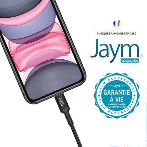 CABLE  3-EN-1 RENFORCÉ USB-C VERS DOUBLE USB-C PD 3.0 (60W) / LIGHTNING PD (27W) - 9