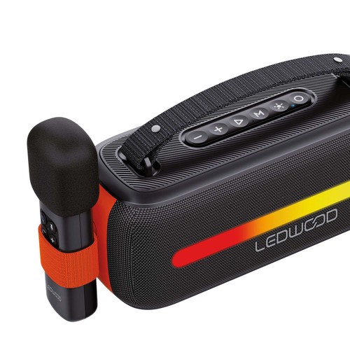ENCEINTE BLUETOOTH 130W - KARAOKÉ 1 MICRO SANS FIL - EFFETS LUMINEUX - 3
