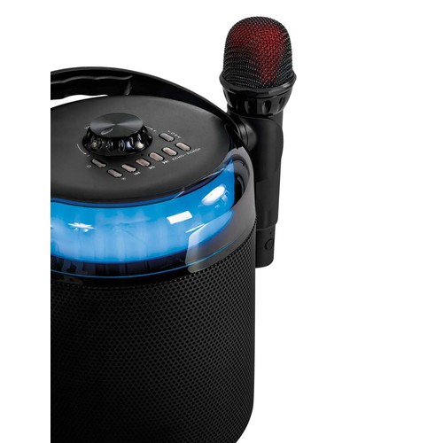ENCEINTE BLUETOOTH 120W - KARAOKÉ 2 MICROS SANS FIL - EFFETS LUMINEUX - NOIR - 8