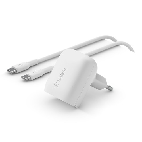 CHARGEUR SECTEUR RAPIDE USB-C 20W PD ET PPS + CABLE - 1