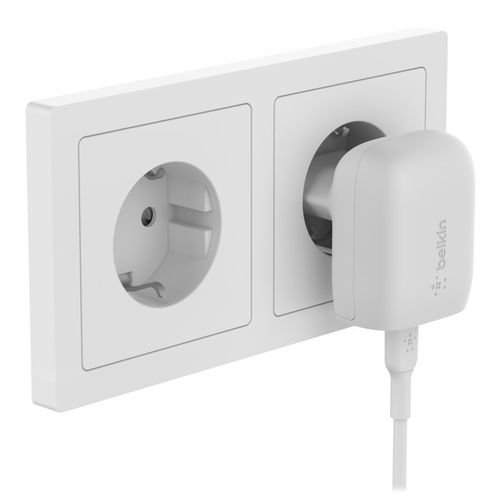 CHARGEUR SECTEUR RAPIDE USB-C 20W PD ET PPS + CABLE - 5
